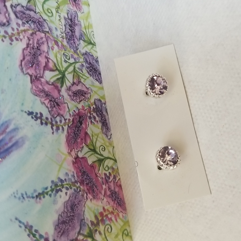 💗PRETTY PINK STUD EARRINGS